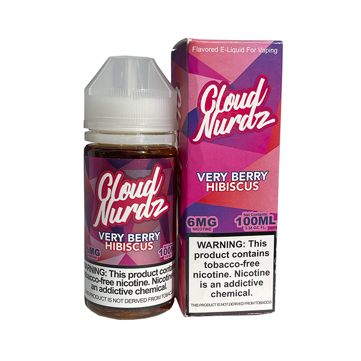 Cloud Nurdz E-liquid Very Berry Hibiscus (0%)