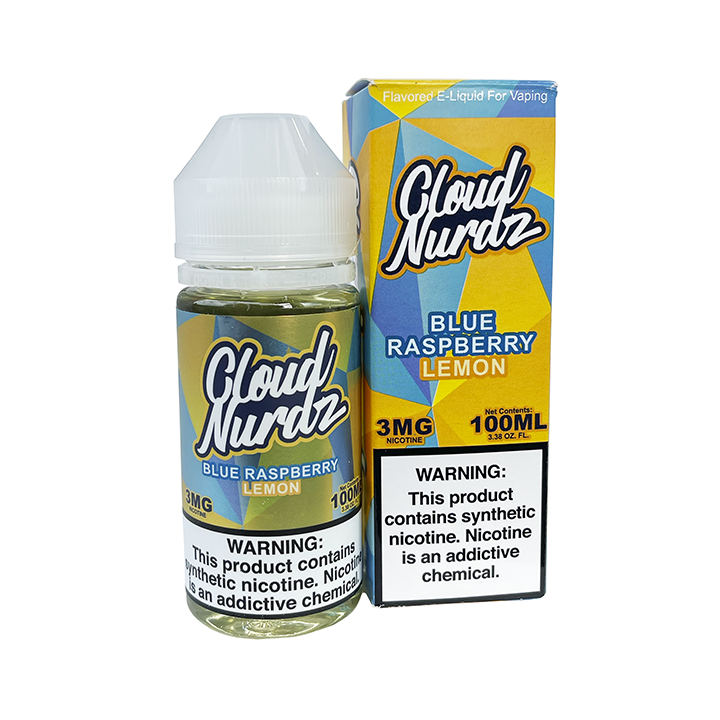 Cloud Nurdz E-liquid Blue Raspberry Lemon (0%)