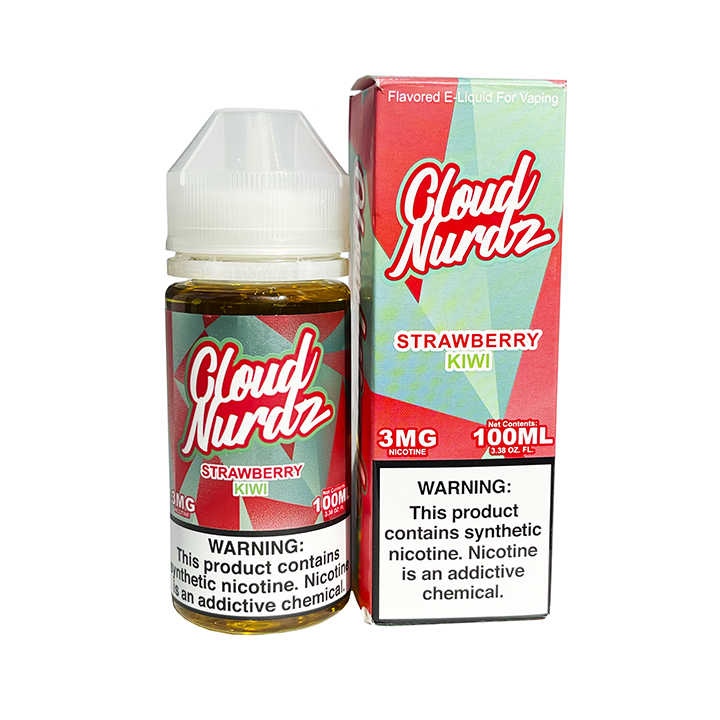Cloud Nurdz E-liquid Strawberry Kiwi (0%)