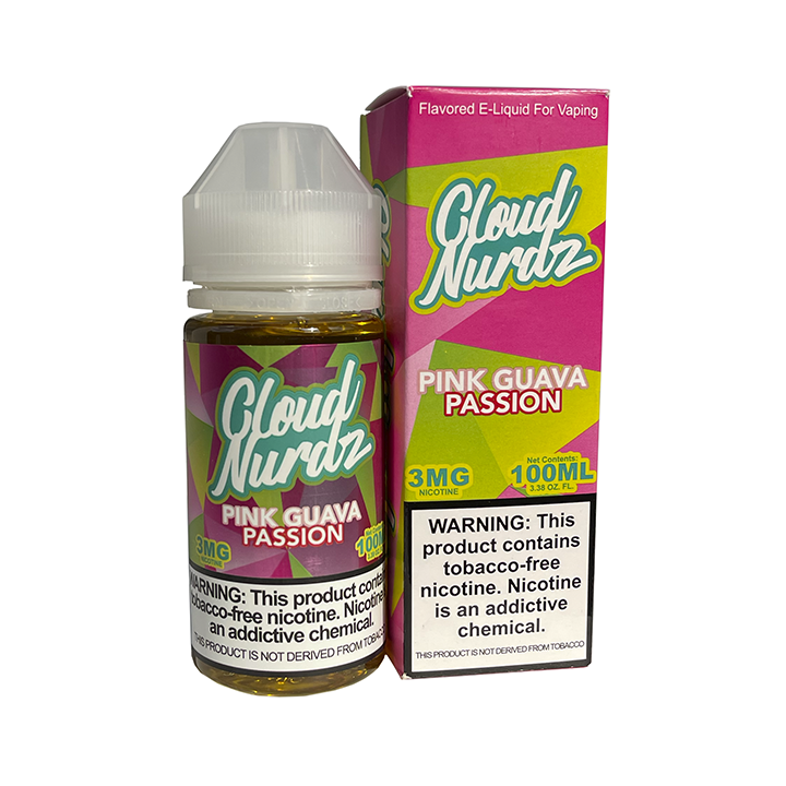 Cloud Nurdz E-liquid Pink Guava Passion (0%)