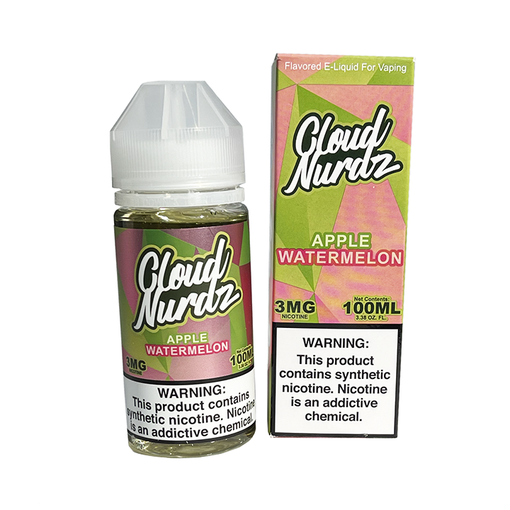 Cloud Nurdz E-liquid Apple Watermelon