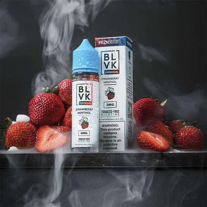 BLVK E-liquid Strawberry Menthol (0%)