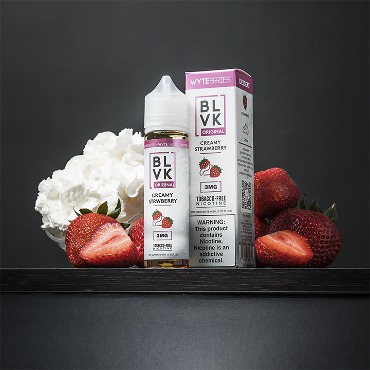 BLVK E-liquid Creamy Strawberry (0%)