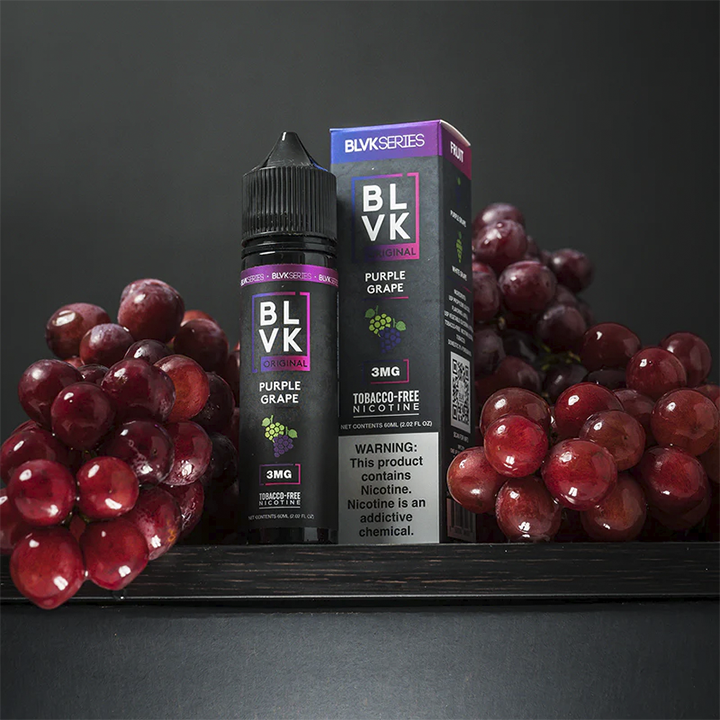 BLVK E-liquid Purple Grape (0%)