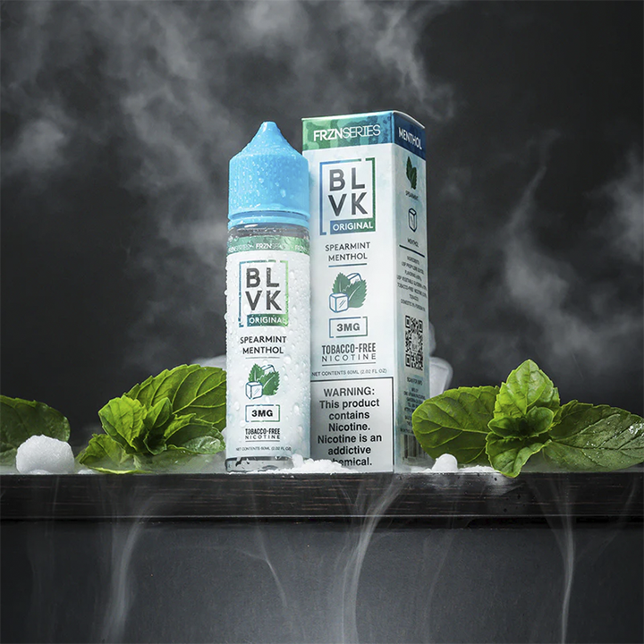 BLVK E-liquid Spearmint Menthol (0%)