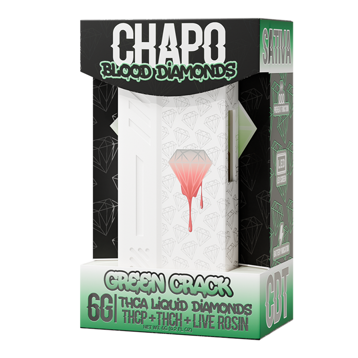 Chapo Blood Diamonds Green Crack Sativa 6g