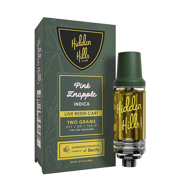 Hidden Hills Cartucho LR Pink Znapple Hybrid