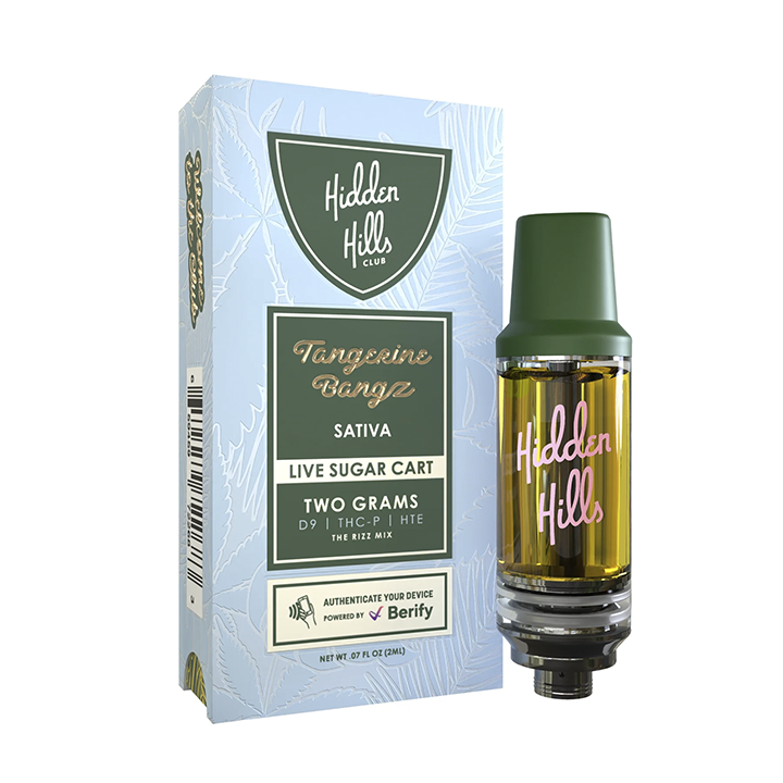 Hidden Hills Live Sugar Tangerine Bangz Sativa 2G