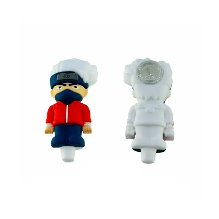 Pipa De Mano Silicona 4" Naruto