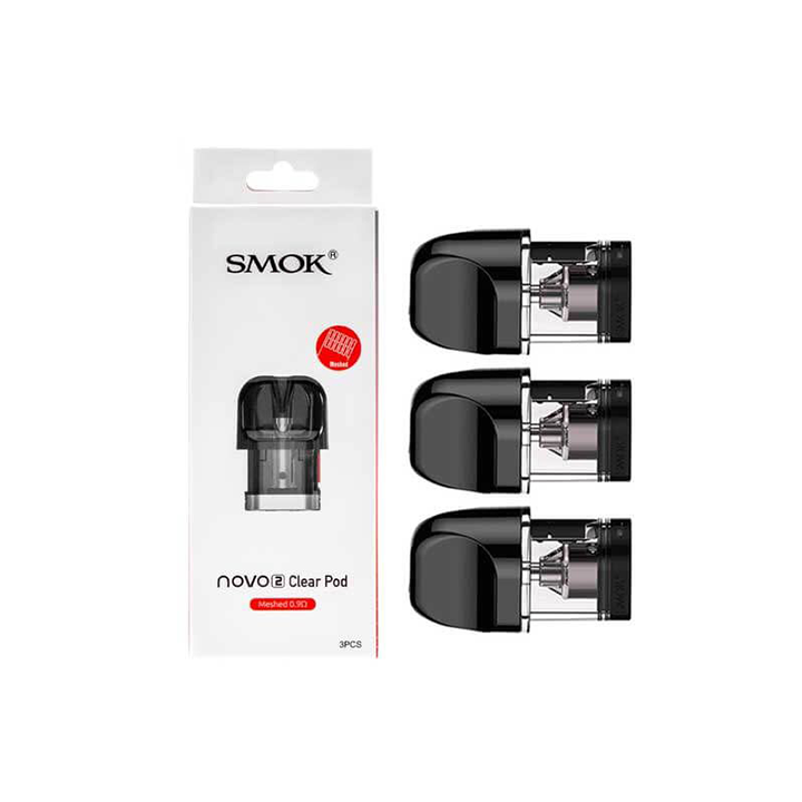 SMOK Novo 2 Clear Pod Meshed 3PK (0.8ohm)