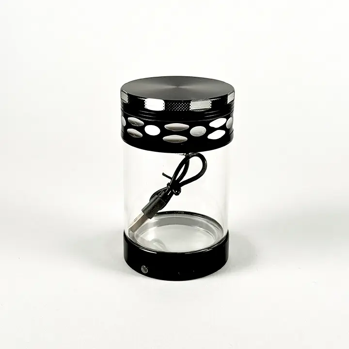 Grinder con Stash Jar y luz led
