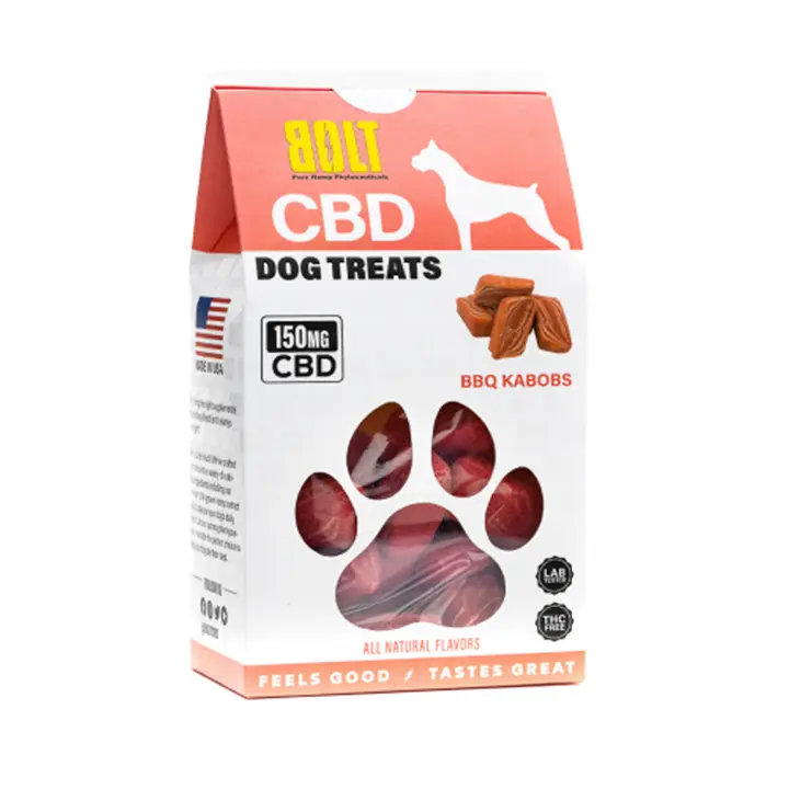BOLT CBD Pet Treats Dog BBQ Kabobs 150mg