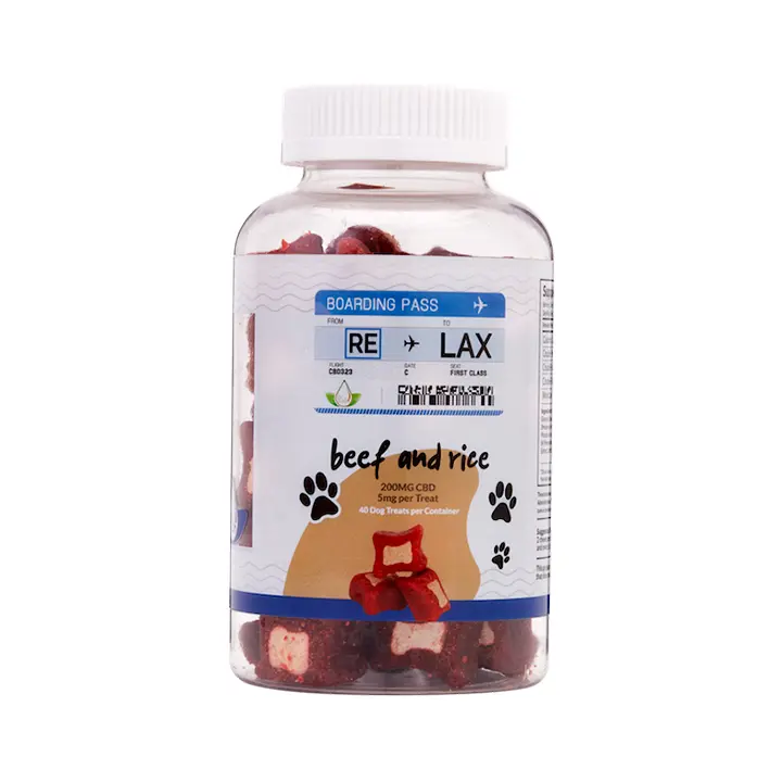 RE LAX Pet Treats Beef & Rice