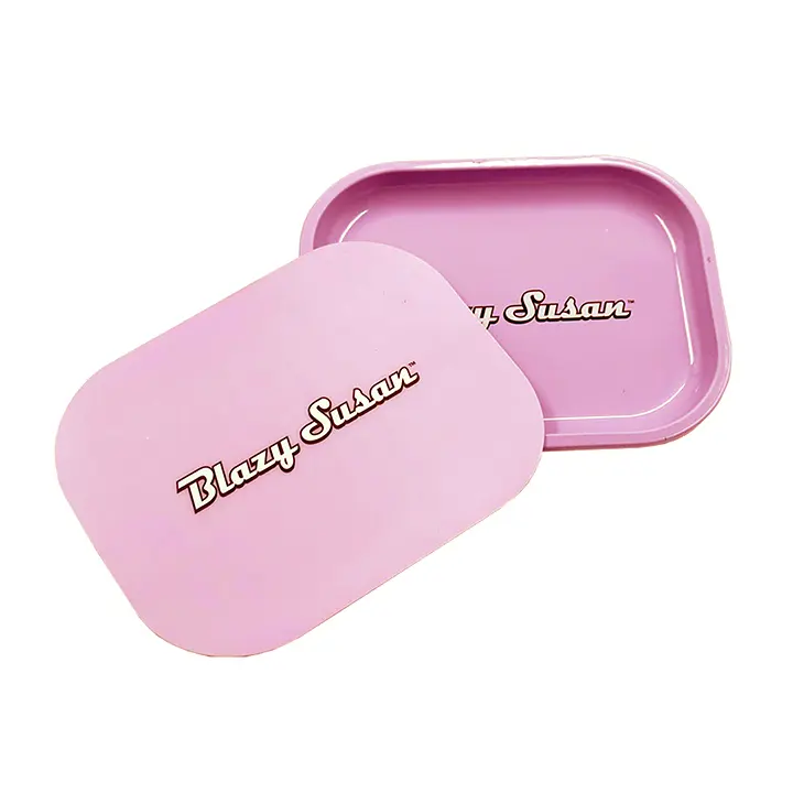 Blazy Susan Rolling Tray + Tapa Magnética Pink