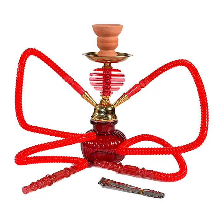 Zebra Hookah Rodman-2 Mangueras Roja