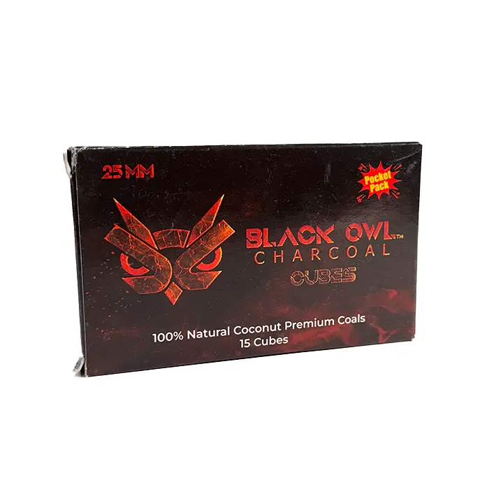 Black Owl Cubos de Carbón 15 Piezas