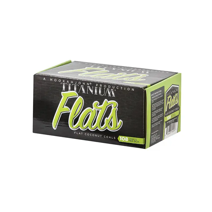 Titanium Flats 108 Carbones Para Hookah