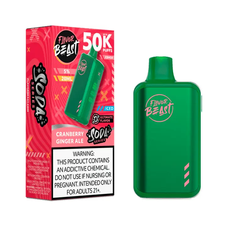 Flavor Beast XBM50 50k Cranberry Ginger Ale