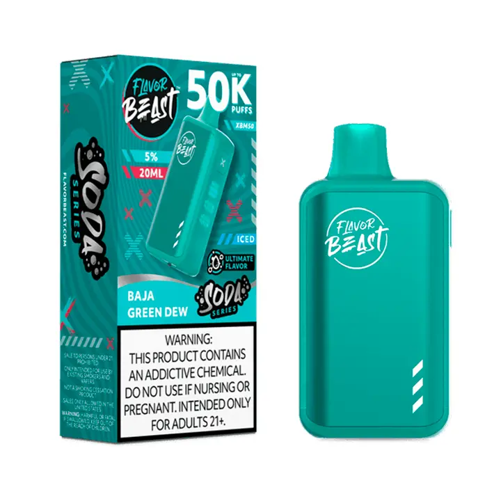 Flavor Beast XBM50 50k Baja Green Dew