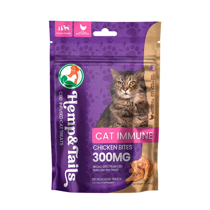 Hemp & Tails Gato - Inmune - Chiken Bites