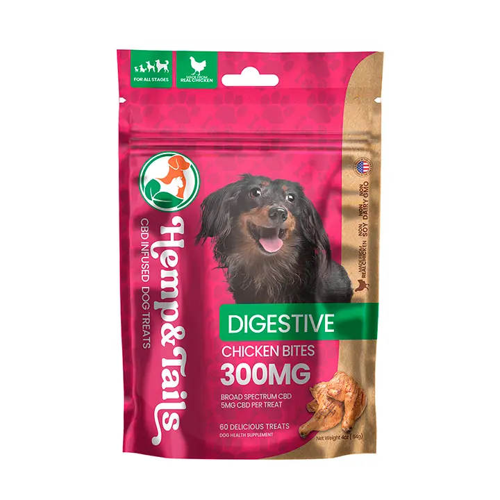 Hemp & Tails Perro - Digestivo - Chicken Bites 