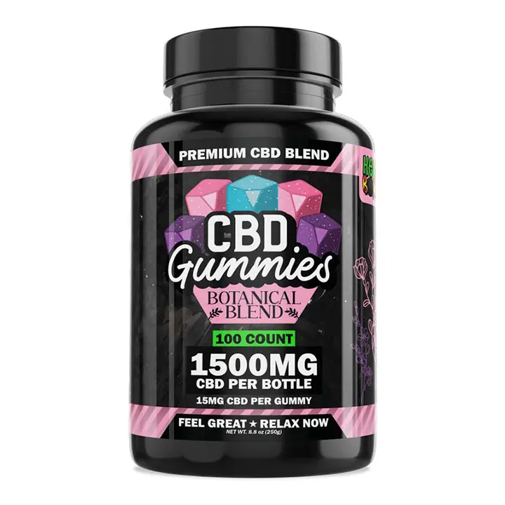 Hemp Bombs CBD Gummies Botanical Blend 1500MG