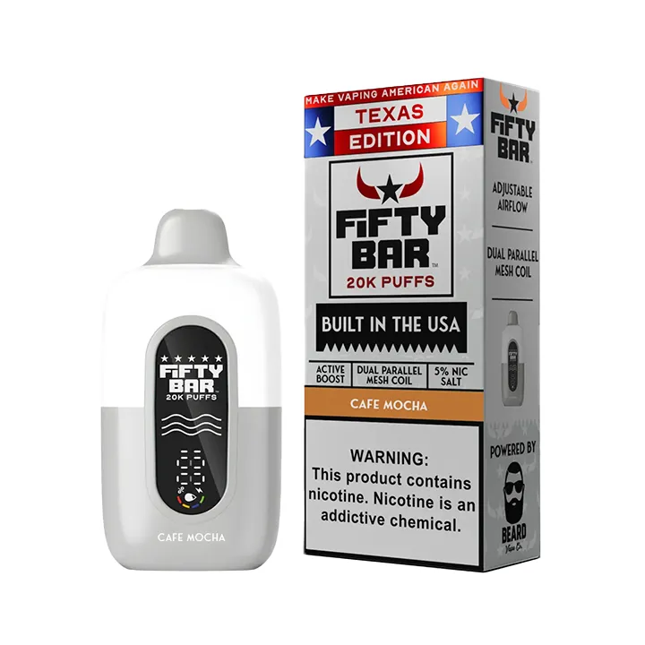 Fifty Bar Texas Edition 20K Cafe Mocha