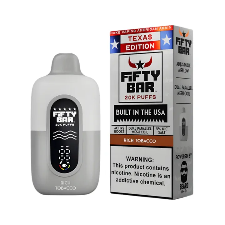 Fifty Bar Texas Edition 20K Rich Tobacco