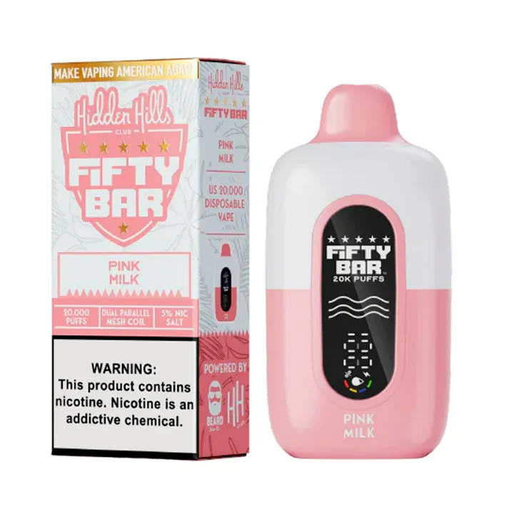 Hidden Hills Fifty Bar 20K Pink Milk