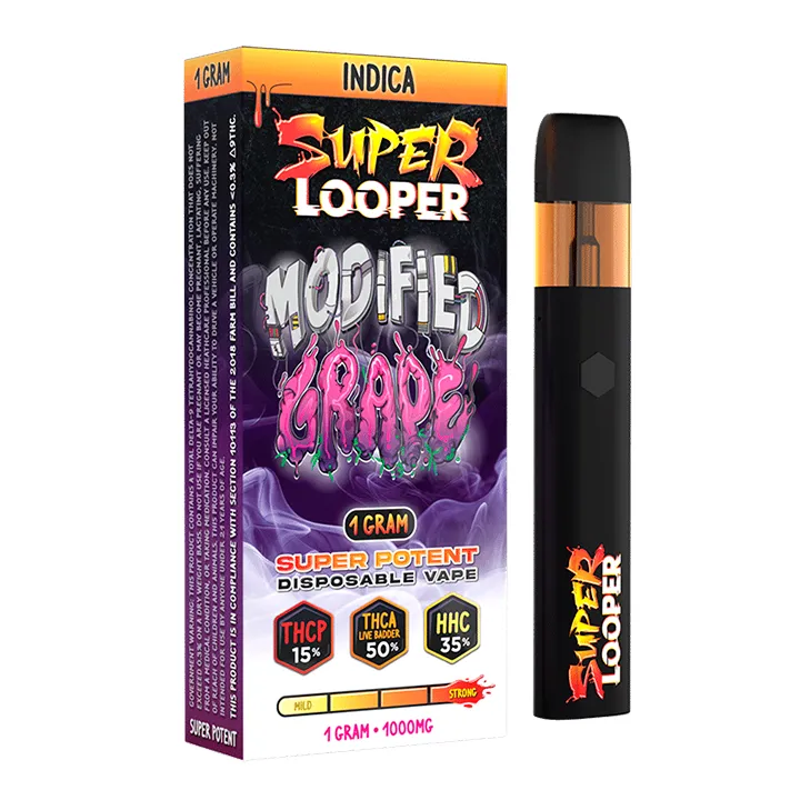 Looper Super Live Badder 1G Modified Grape Indica