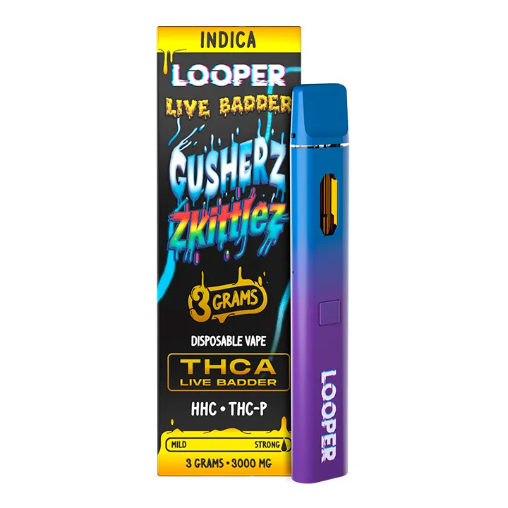 Looper Live Badder 3G Desechable Gusherz Zkittles Indica
