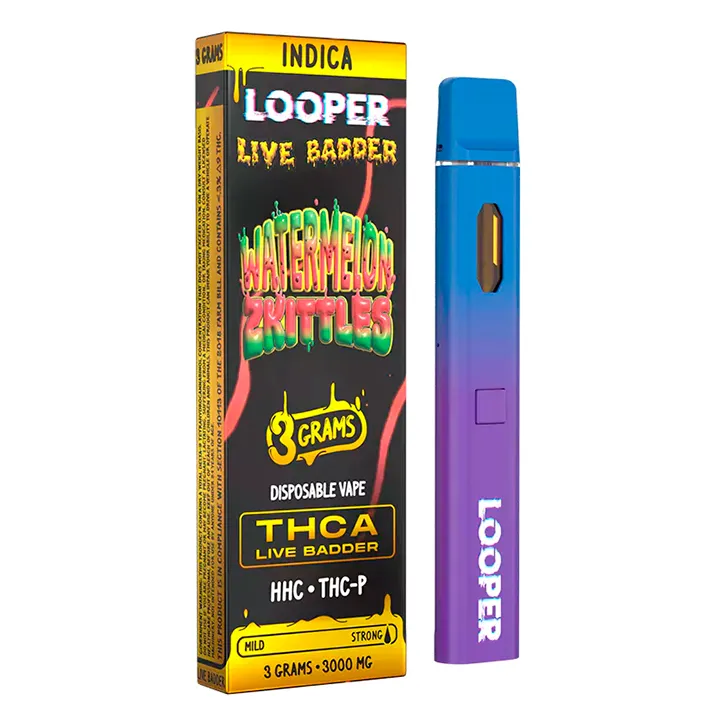Looper Live Badder 3G Desechable Watermelon Zkittles Indica