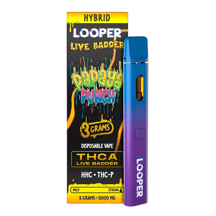 Looper Live Badder 3G Desechable Papaya Punch Hibrida