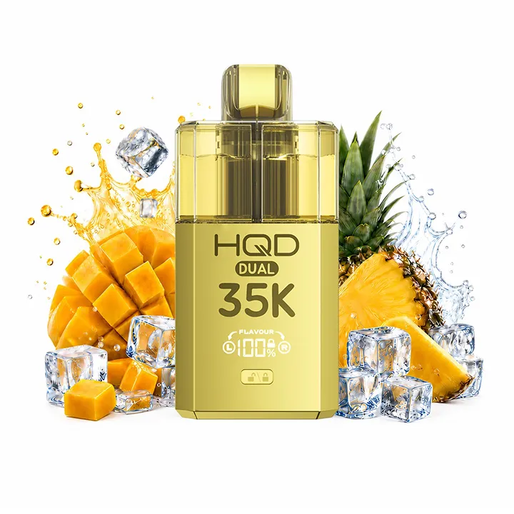 HQD Dual 35K Mango Ice & Pineapple Ice 2%