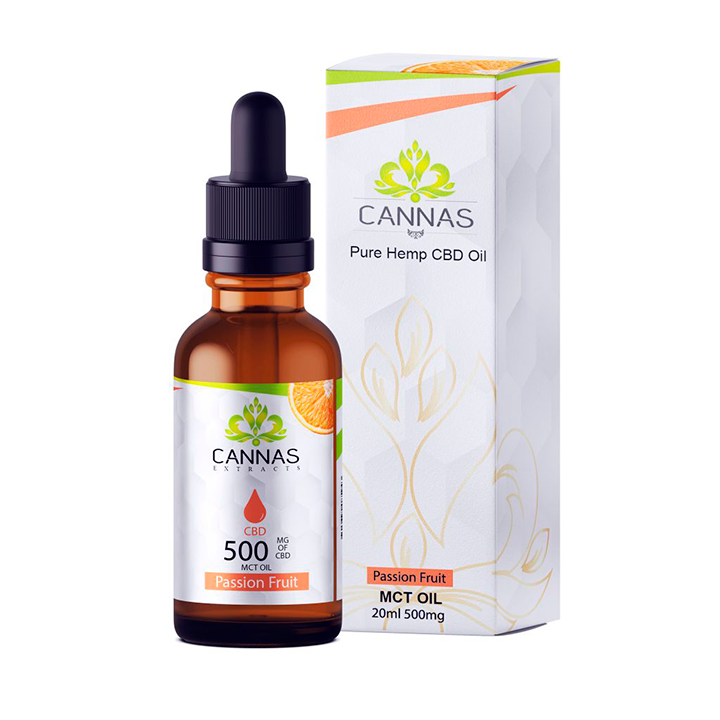 Cannas Pure Hemp CBD Oil Passion Fruit (500 mg)