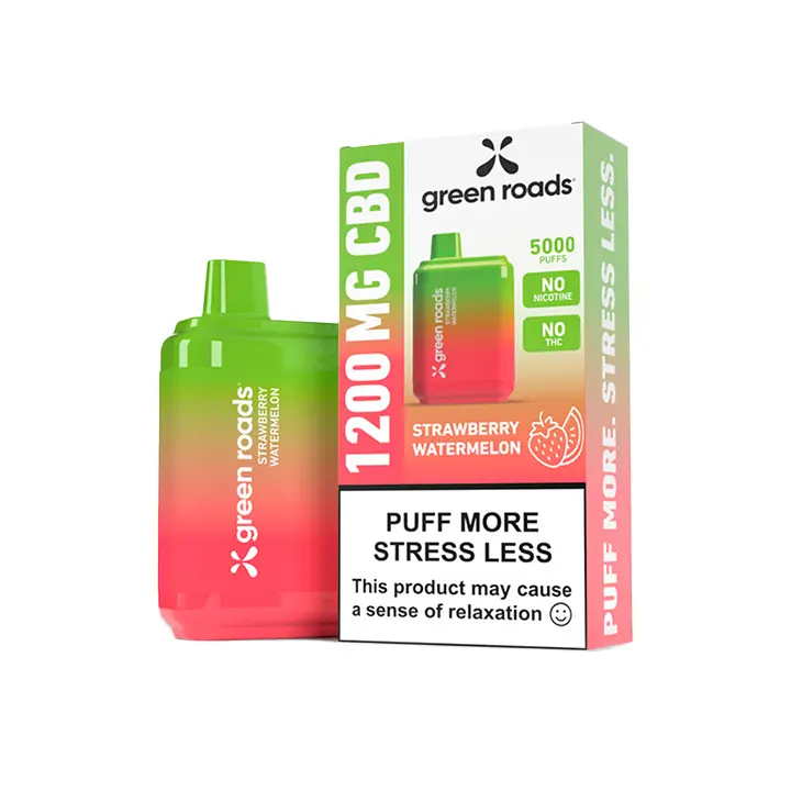 Green Roads CBD Puff Strawberry Watermelon