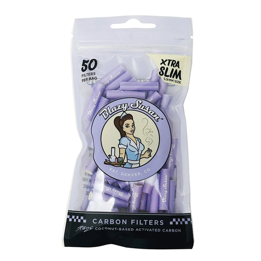 Blazy Susan Purple Filtros De Carbón Activado Xtra Slim