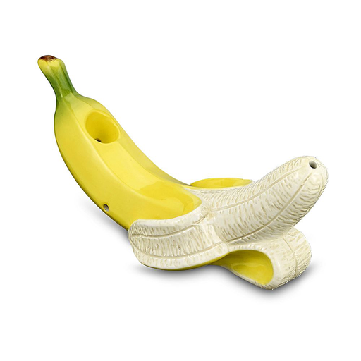 Fashioncraft Pipa Banana De Ceramica 3"