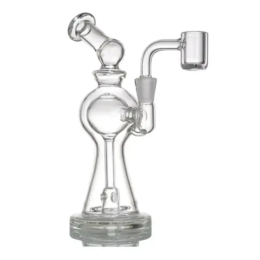 Sense Glass Mini Dab Rig Kit - 10mm Quartz Banger - 6.3"