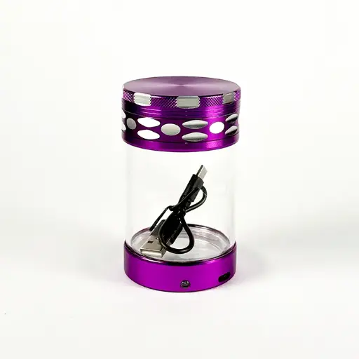 Grinder con Stash Jar y luz led