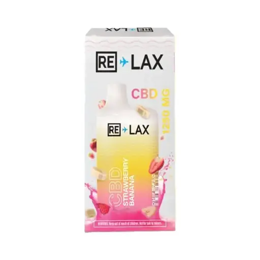 RE LAX CBD Vape Pen Strawberry Banana