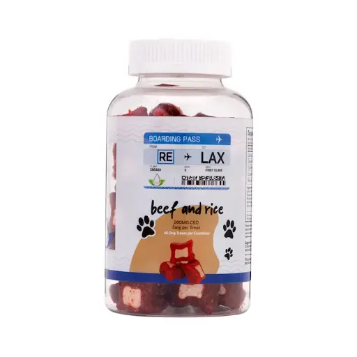 RE LAX Pet Treats Beef & Rice