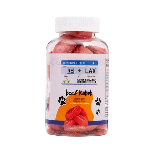 RE LAX Pet Treats Beef Kabob