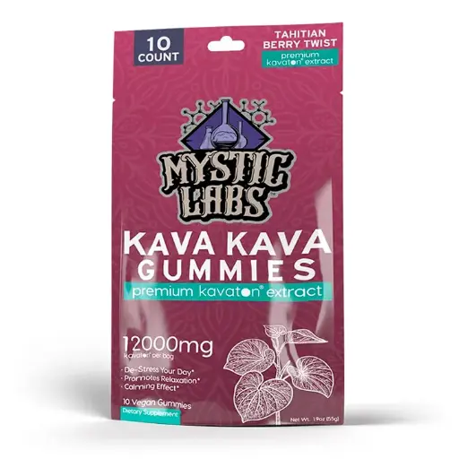 Mystic Labs Kava Kava Tahitian Berry Twist Gummies