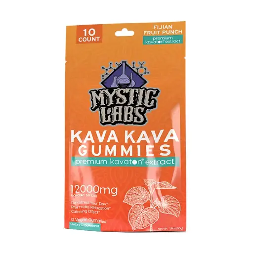 Mystic Labs Kava Kava Fijian Fruit Punch Gummies