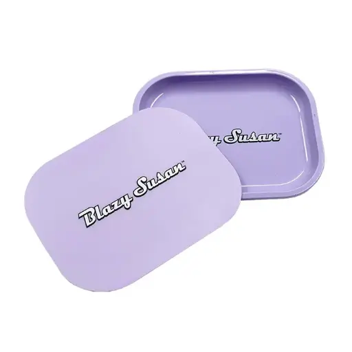 Blazy Susan Rolling Tray + Tapa Magnética Purple