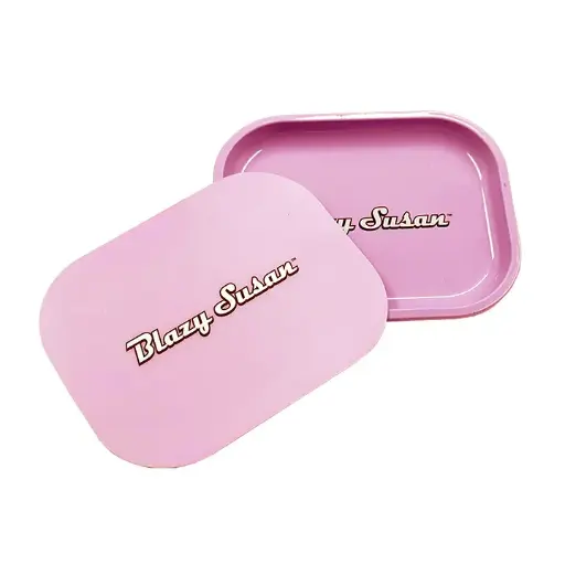 Blazy Susan Rolling Tray + Tapa Magnética Pink
