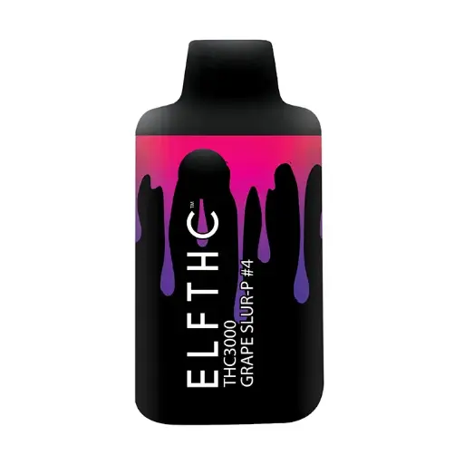 ELF THC 3G Desechable Grape Slur-p #4 Híbrida/Indica
