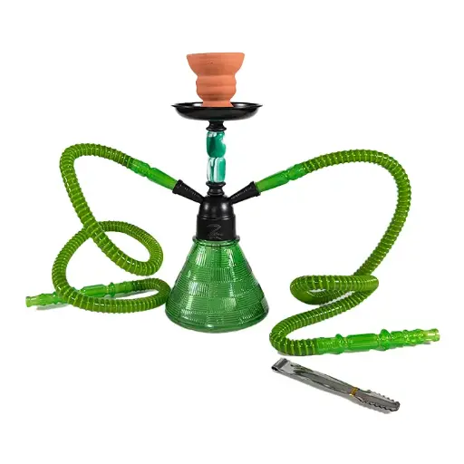 Zebra Hookah Rodman-2 Mangueras Verde