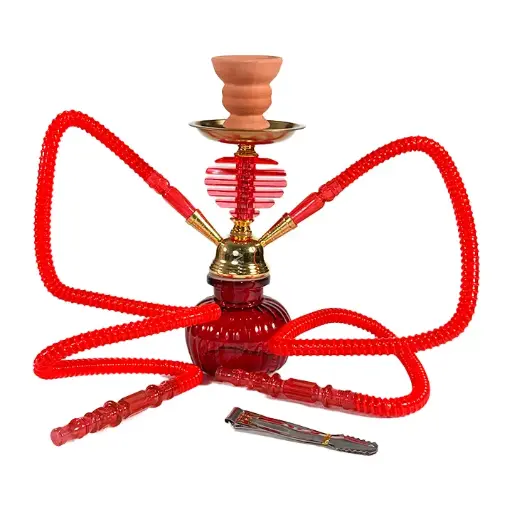 Zebra Hookah Rodman-2 Mangueras Roja